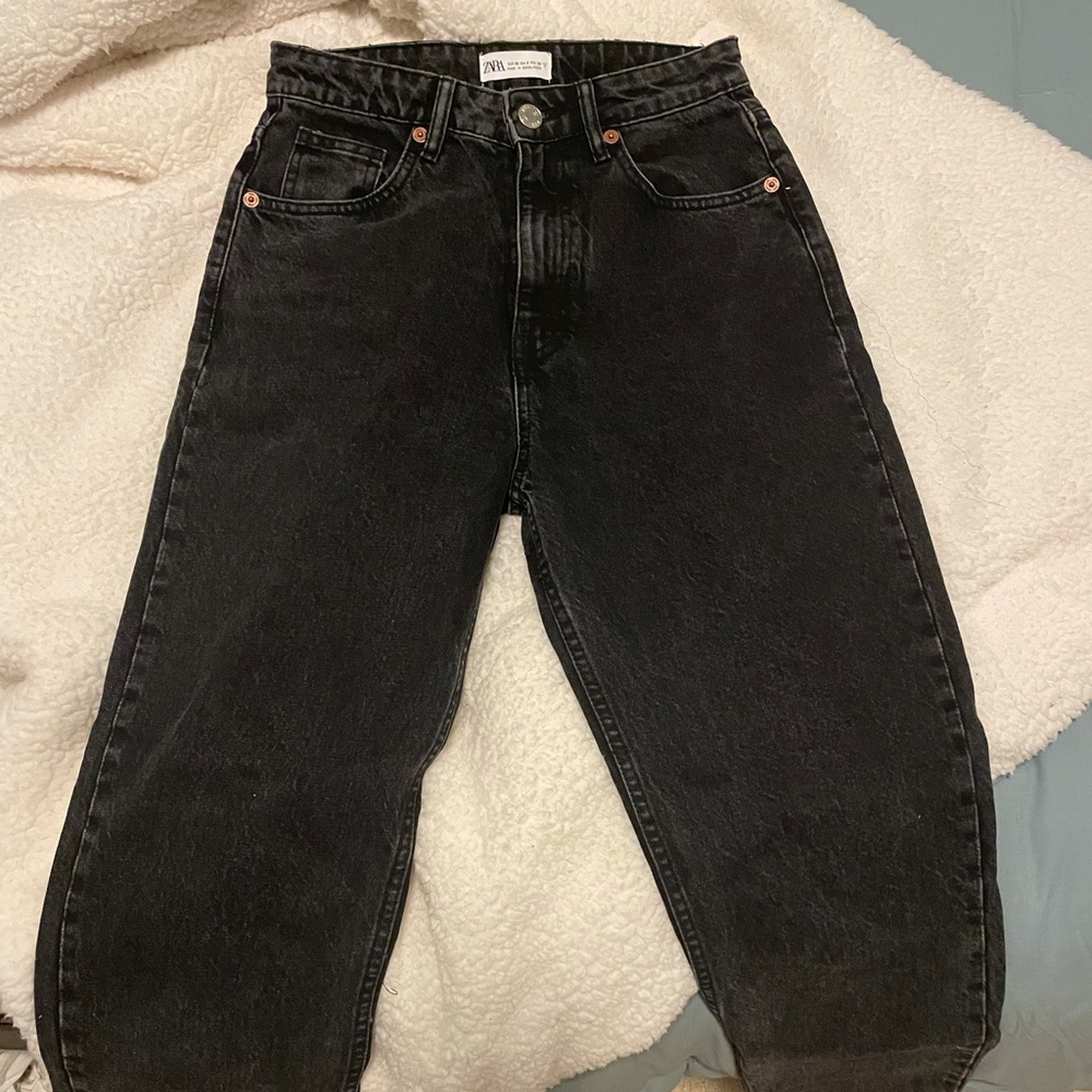 Zara black jeans size 6